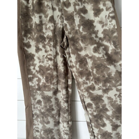 LOGO Life By Lori Goldstein Reg Waffle Knit Wide Leg Pant Cinder Size Medium - Picture 3 of 6